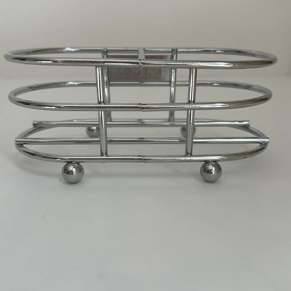 Beekman 1802 Chrome Soap Lotion Caddy Sink Organizer Bath Kitchen Farmhouse NWOT